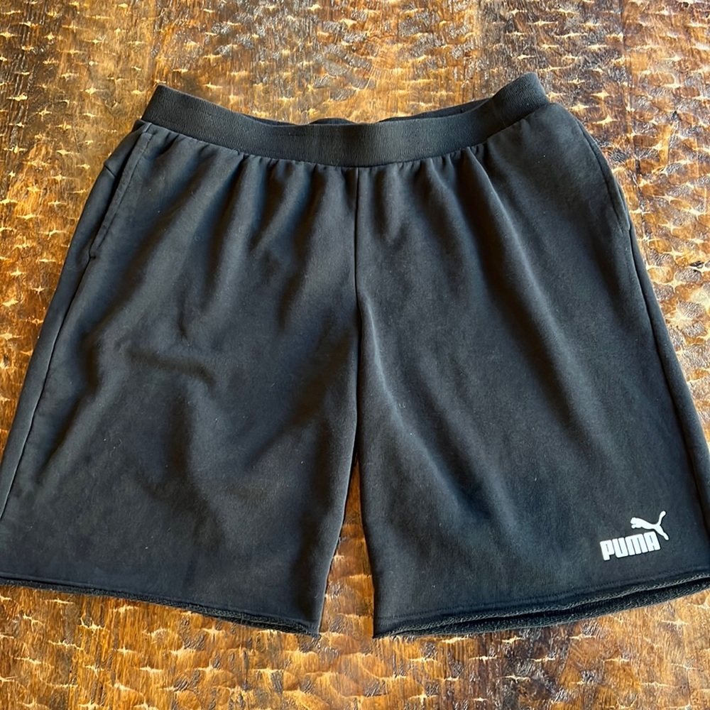 Puma Black Knit Shorts
